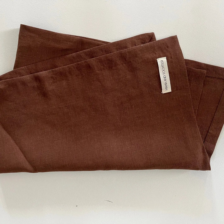 Mama & Tochter French Linen Tea Towel: Coffee