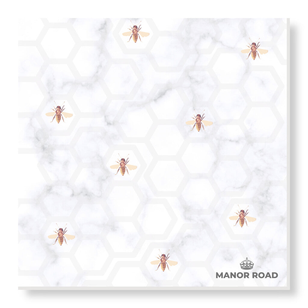 Marbled Bee Lunch Napkins