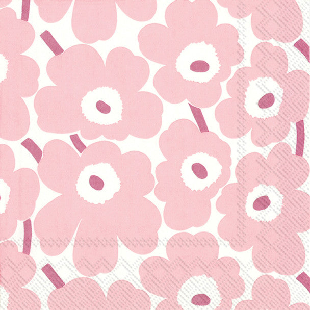 Marimekko Mini Unikko Light Rose Napkins