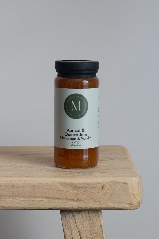 Martha's Apricot & Quince Jam 290gm