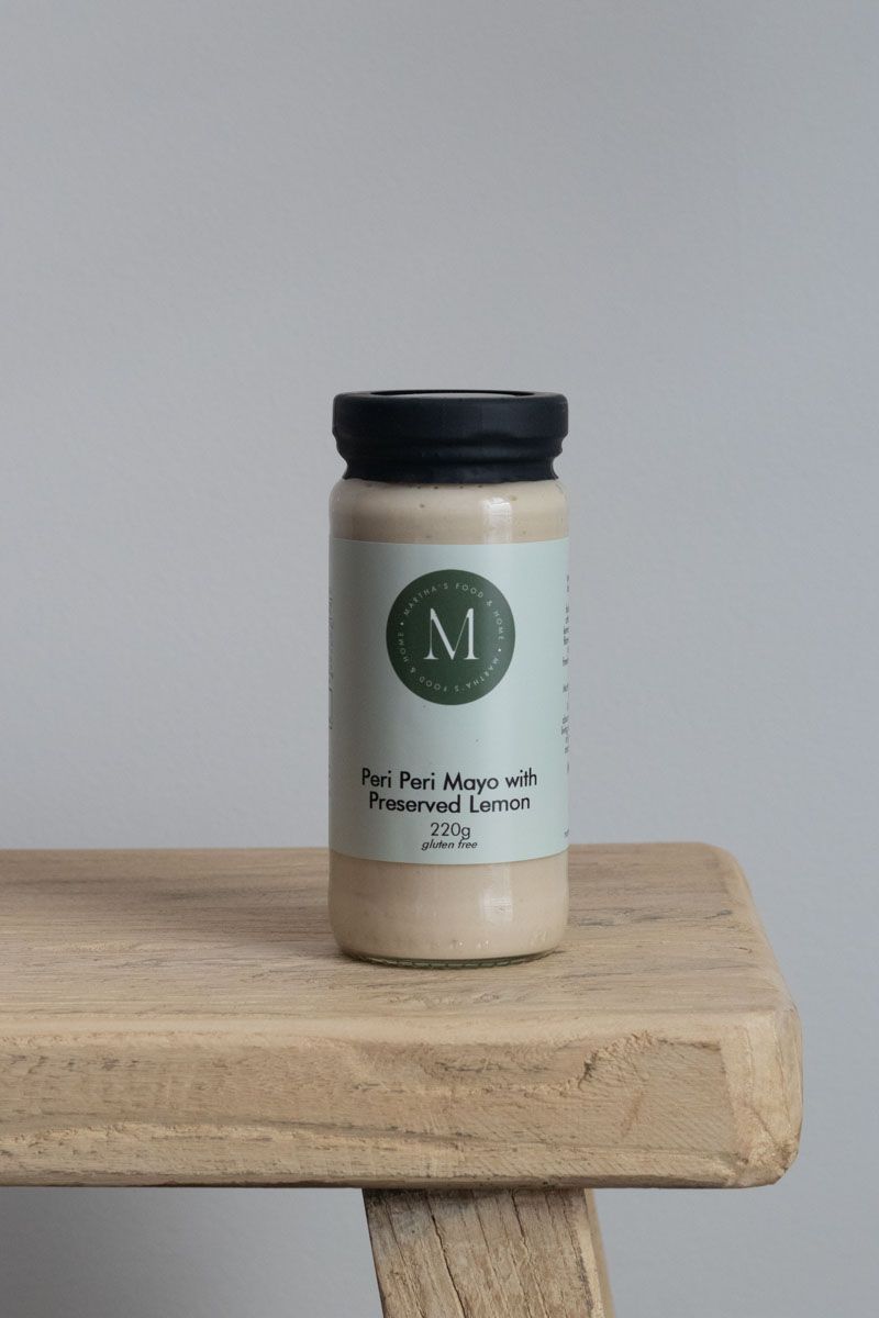 Martha's Peri Peri & Preserved Lemon Mayo 220gm