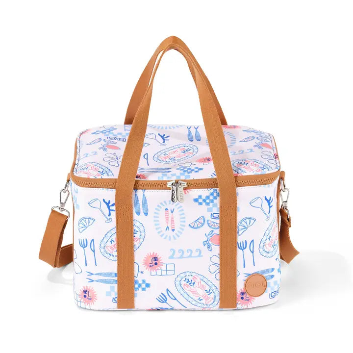 Oioi Maxi Insulated Lunch Bag: Mediterranean