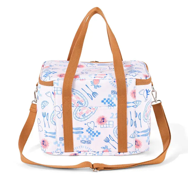 Oioi Maxi Insulated Lunch Bag: Mediterranean