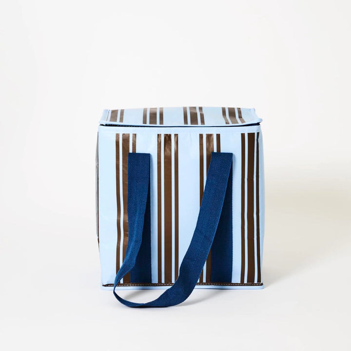 Medium Insulated Tote: Oxford Stripe