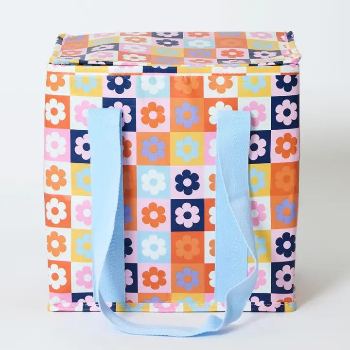 Medium Insulated Tote: Square Garden