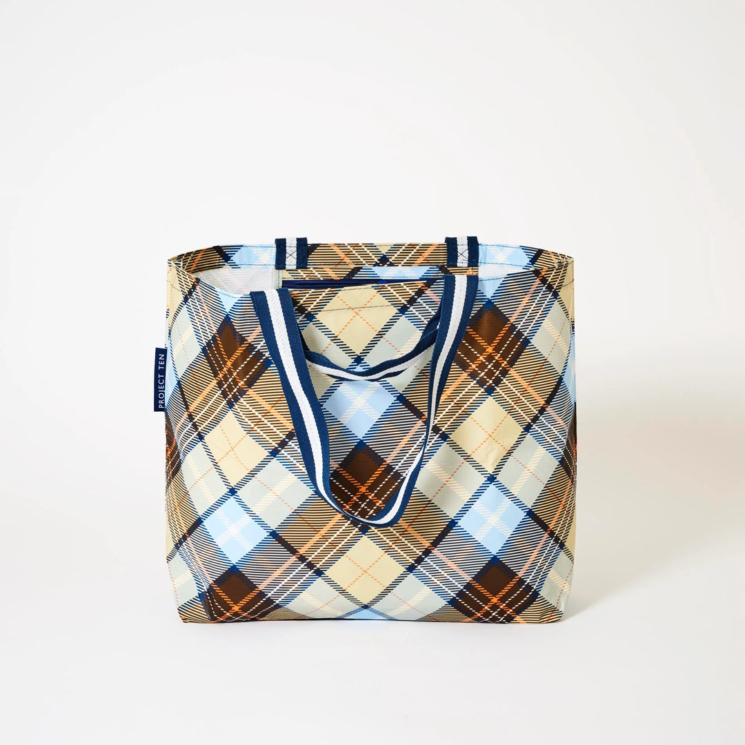 Medium Tote: Country Plaid