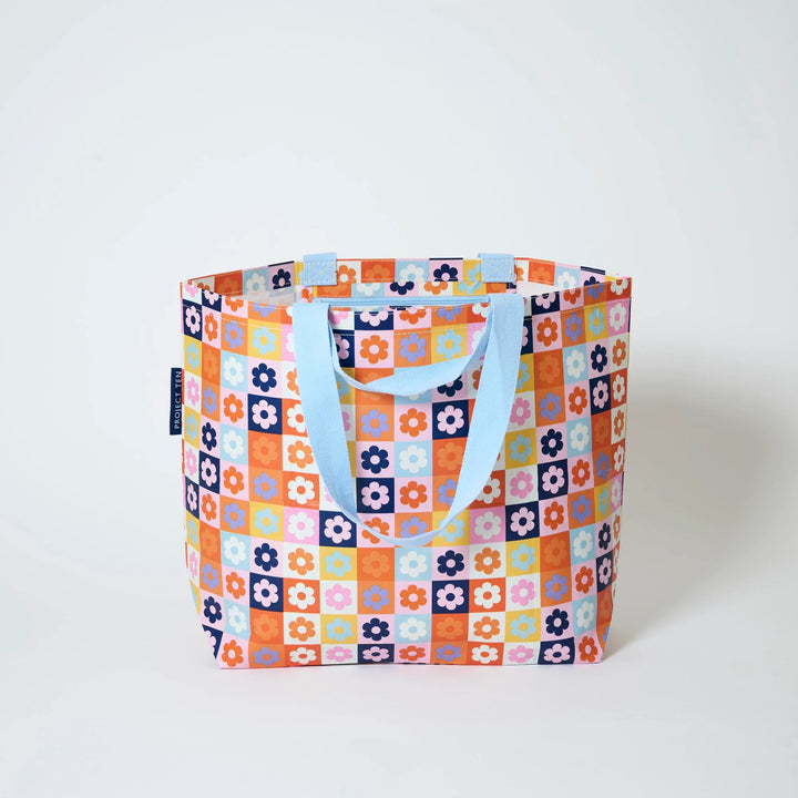 Medium Tote: Square Garden