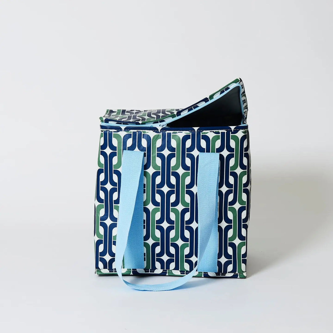 Medium Insulated Tote: Chains