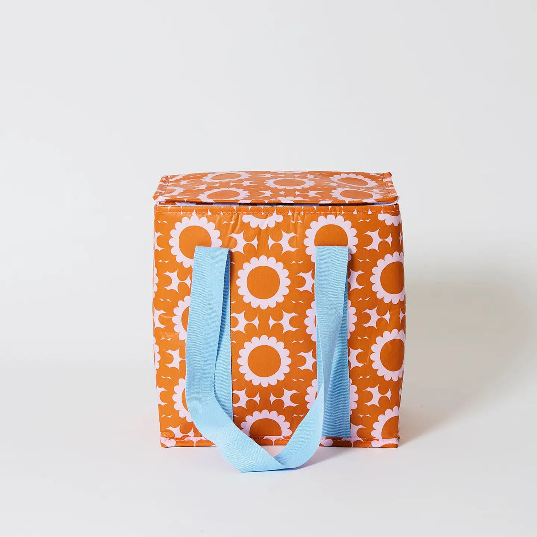 Medium Insulated Tote: Geo Floral