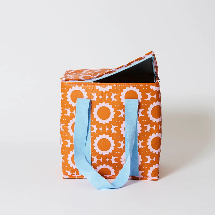 Medium Insulated Tote: Geo Floral