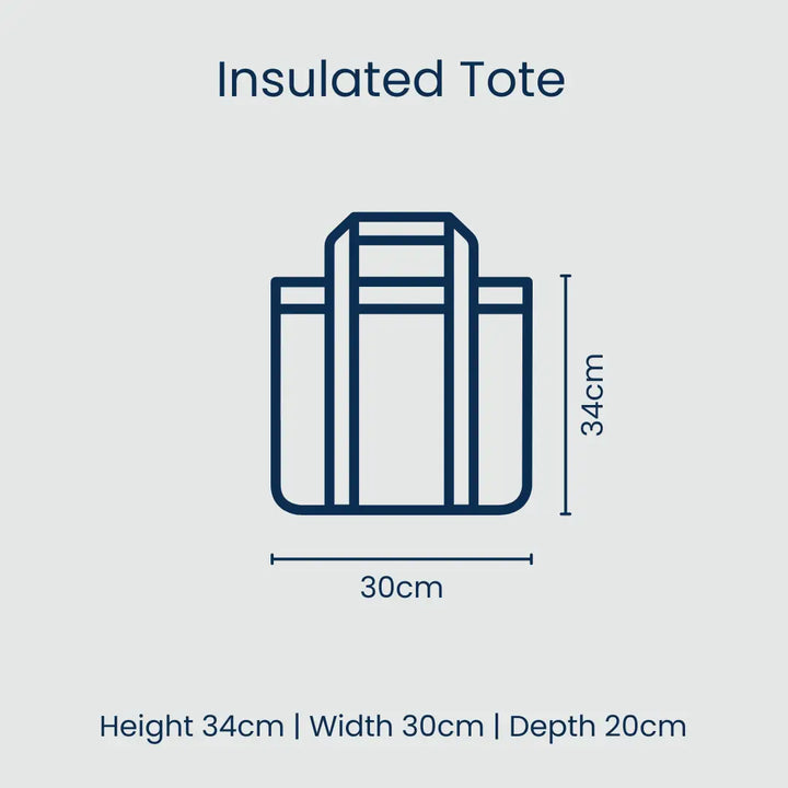 Medium Insulated Tote: Posy