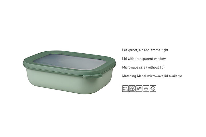 Mepal Rectangular Storage Container 1000ml: Blue