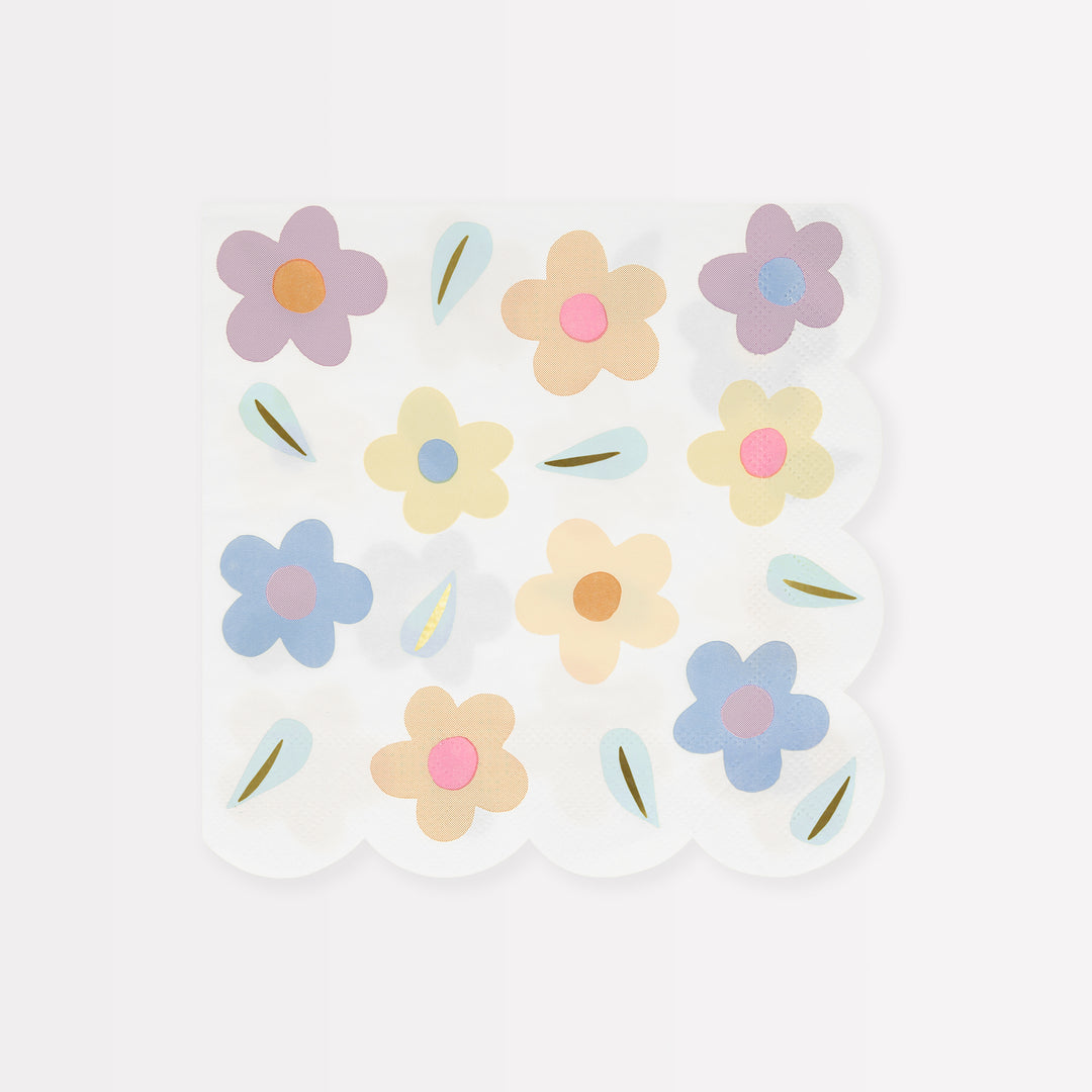 Meri Meri - Happy Flowers Napkins 16pk