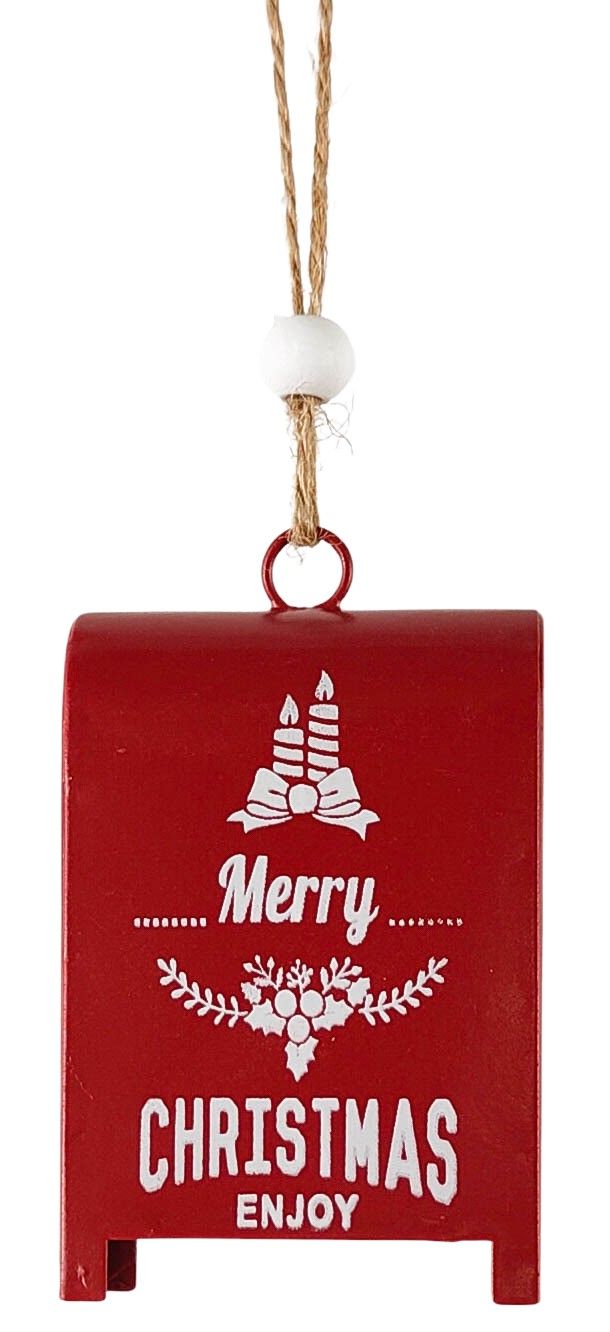 Merry Christmas Mailbox Ornament