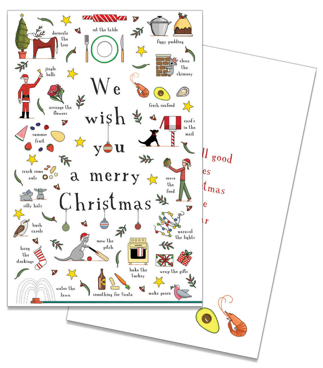 A Merry Christmas Christmas Cards 10pk