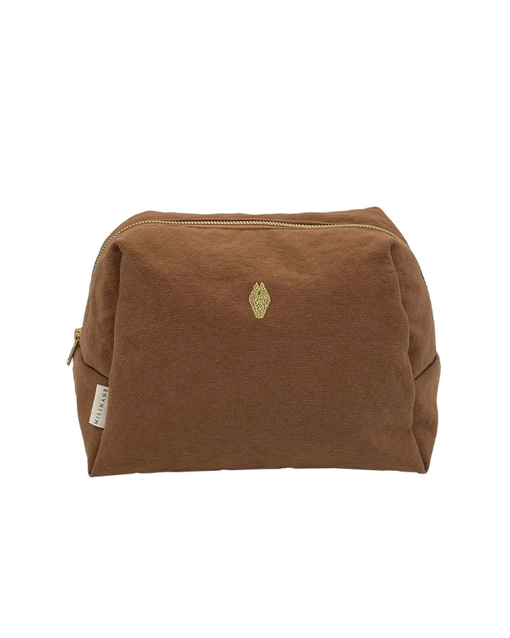 Jade Beauty Case: Camel