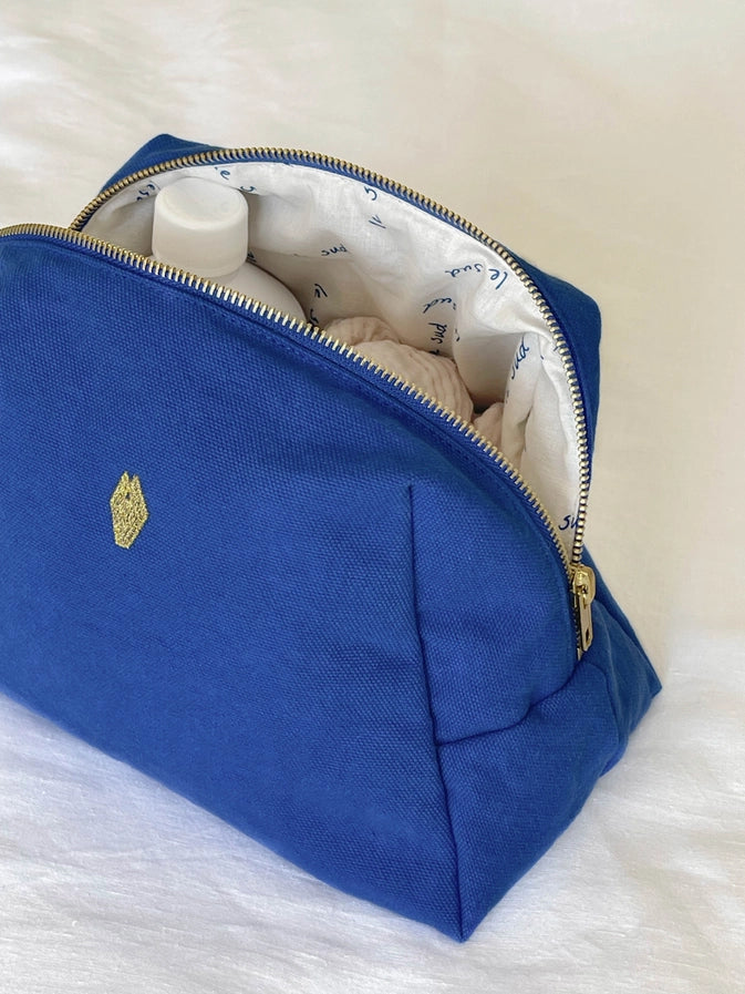 Jade Beauty Bag: Blue Cobalt