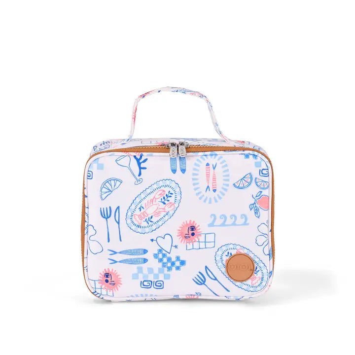 Oioi Mini Insulated Lunch Bag: Mediterranean