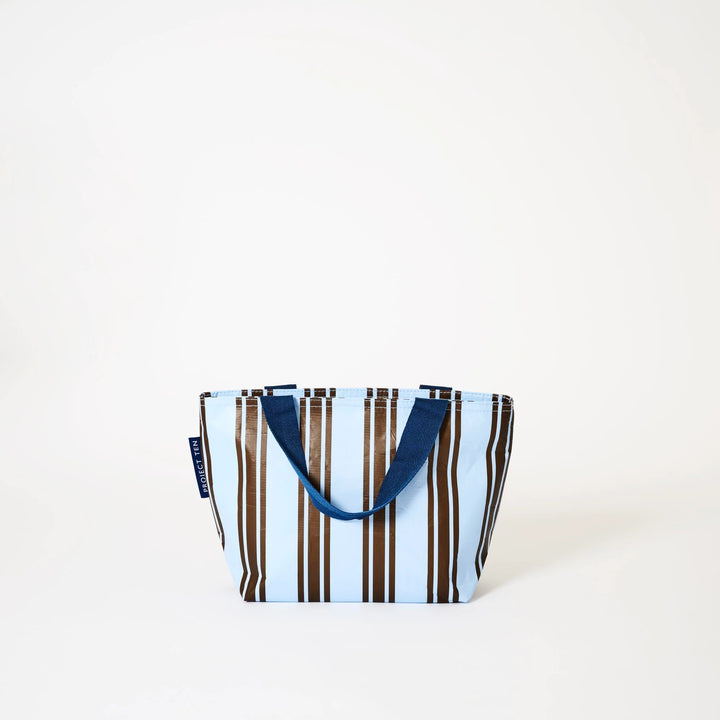 Mini Tote: Oxford Stripe