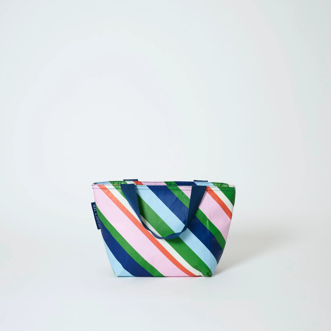 Mini Tote: Rugby Stripe