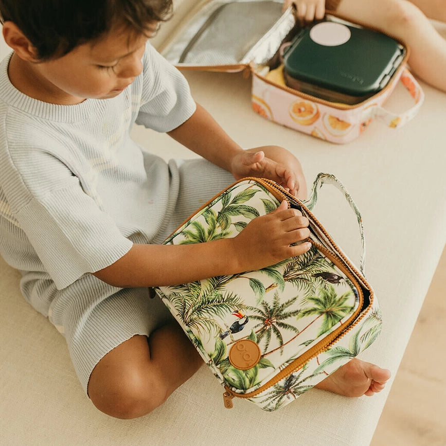 OiOi Mini Insulated Lunch Bag: Tropical