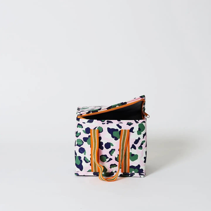 Mini Insulated Tote: Leopard