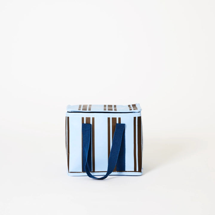 Mini Insulated Tote: Oxford Stripe
