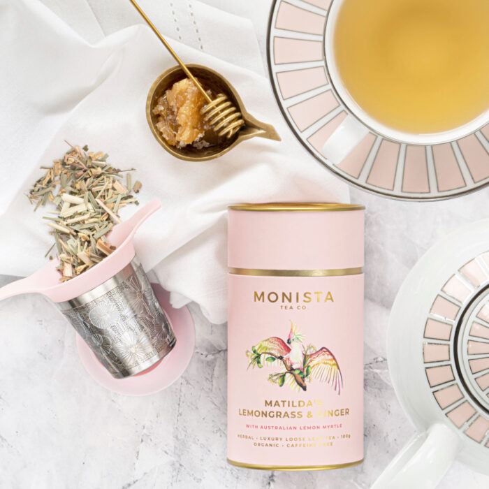 Monista Tea Basket: Pink