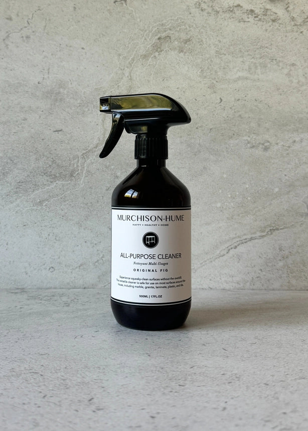 Murchison-Hume all-purpose cleaner bottle on a textured gray background
