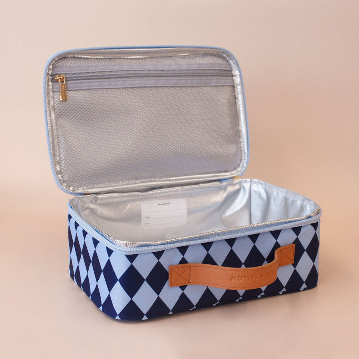 Fox & Fallow Navy Diamonds Large Lunch Bag *COMING SOON*