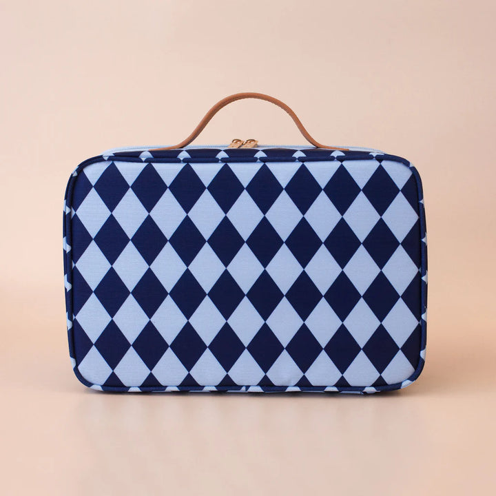 Fox & Fallow Navy Diamonds Large Lunch Bag *COMING SOON*