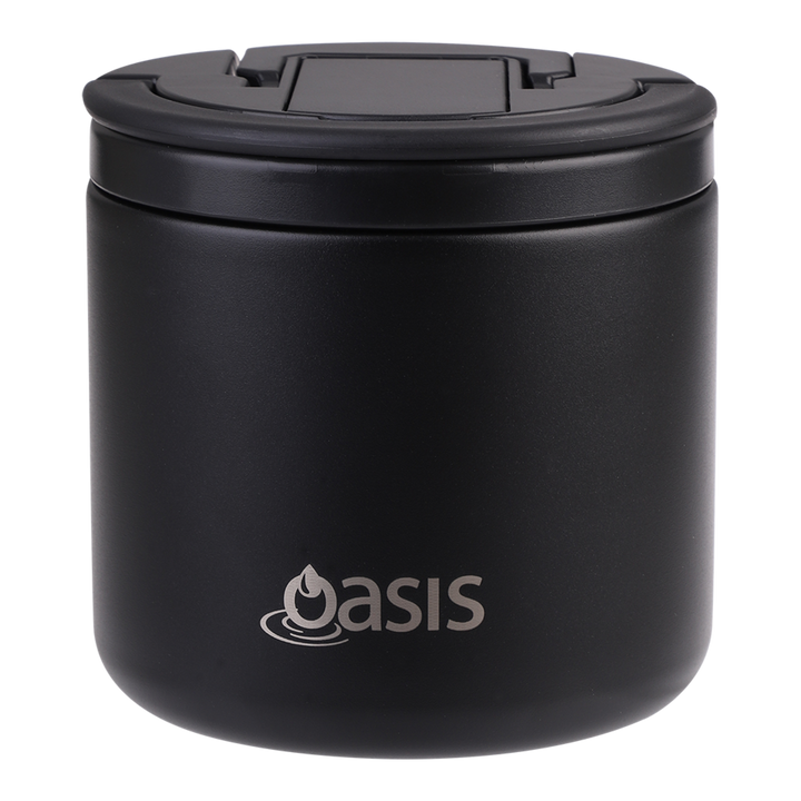 Oasis Insulated Food Flask: Black