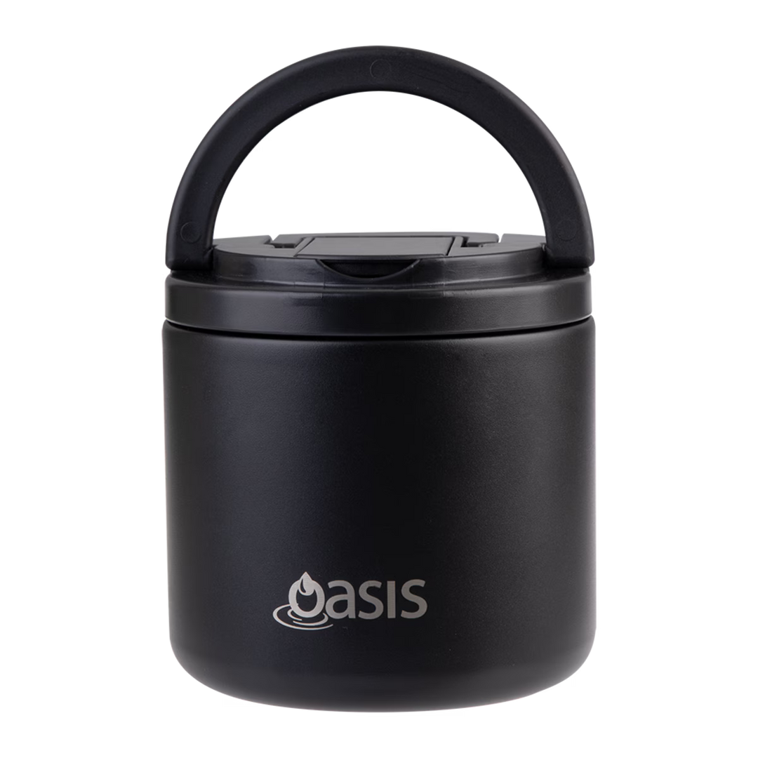 Oasis Insulated Food Flask: Black