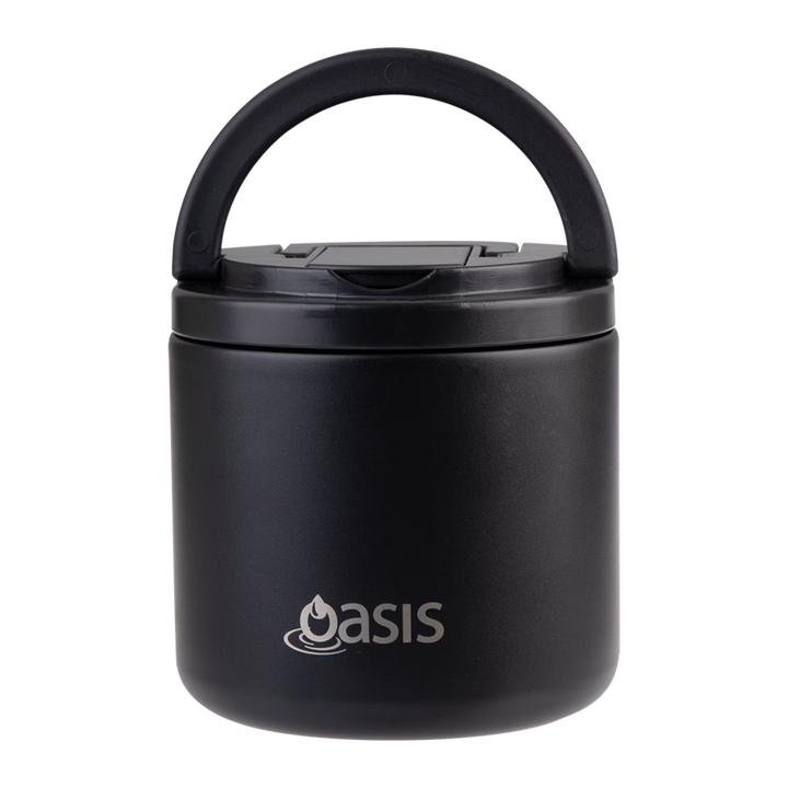 Oasis Insulated Food Flask: Black