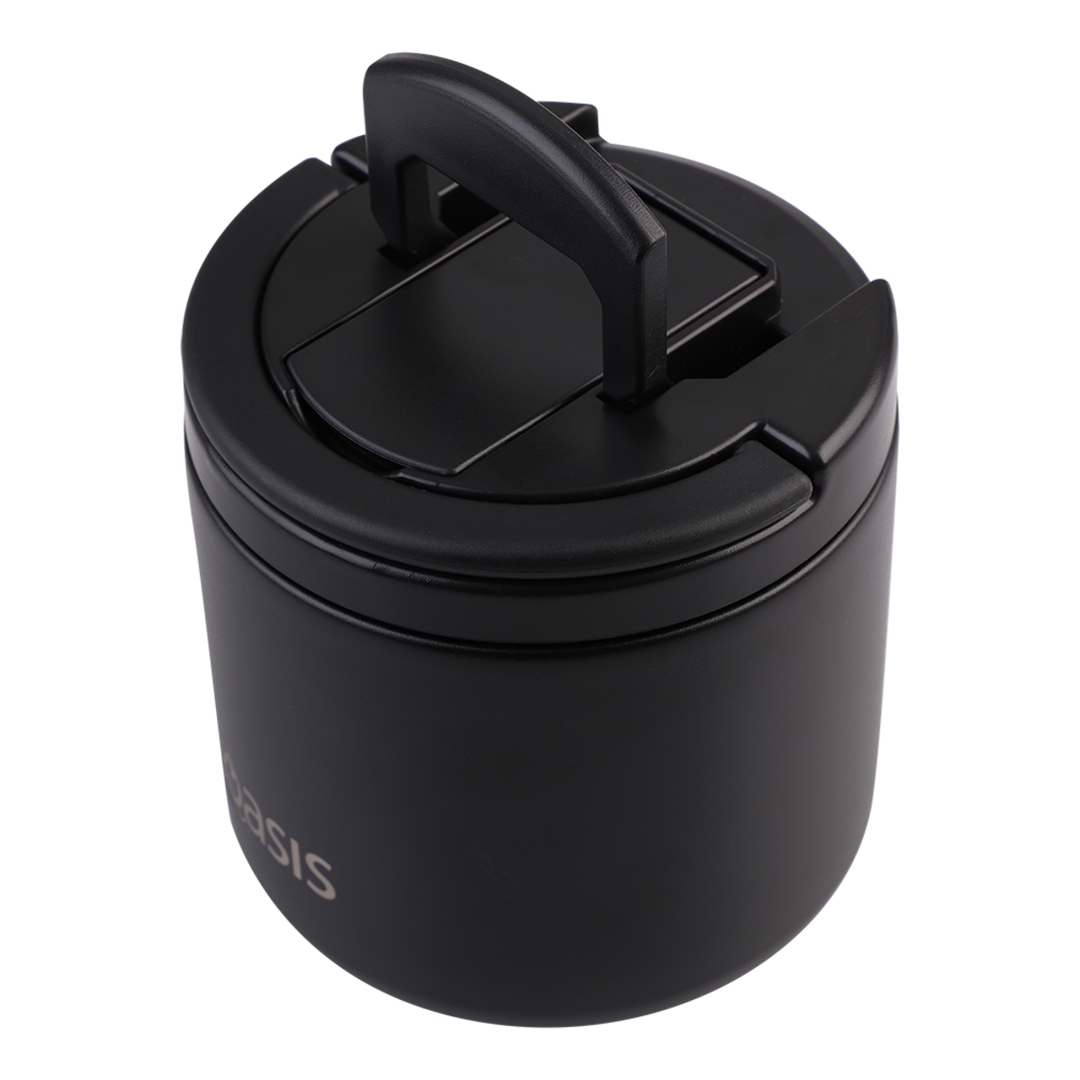 Oasis Insulated Food Flask: Black