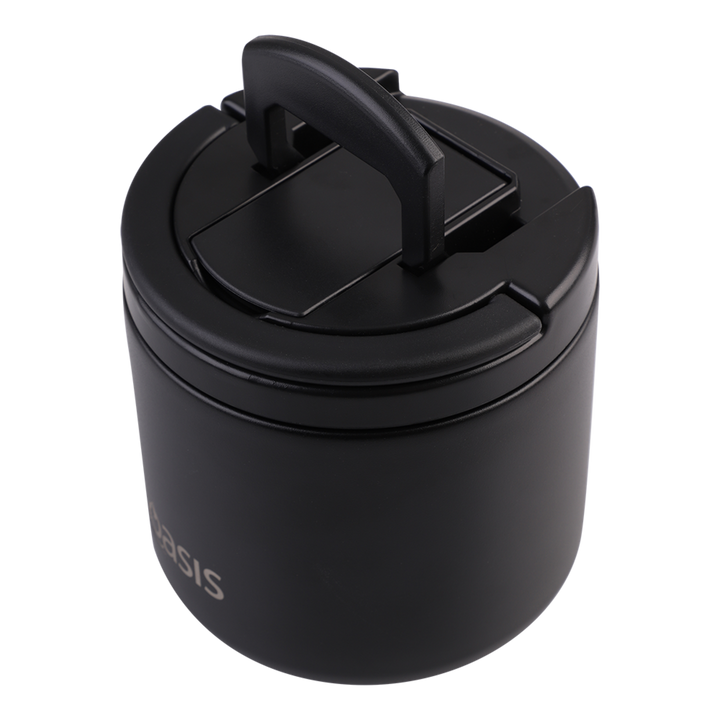 Oasis Insulated Food Flask: Black