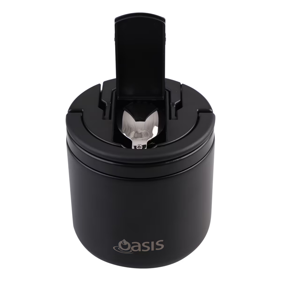 Oasis Insulated Food Flask: Black