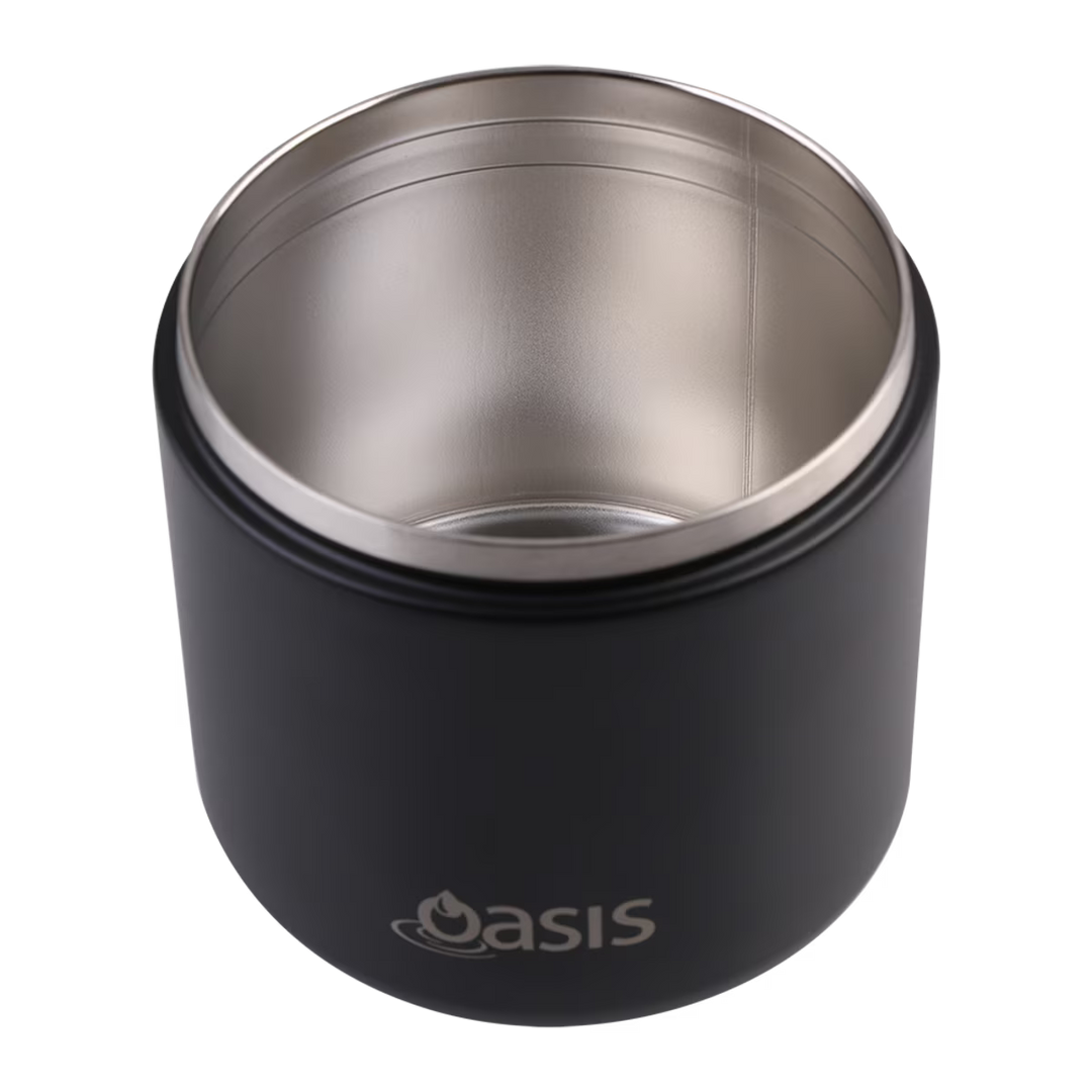 Oasis Insulated Food Flask: Black