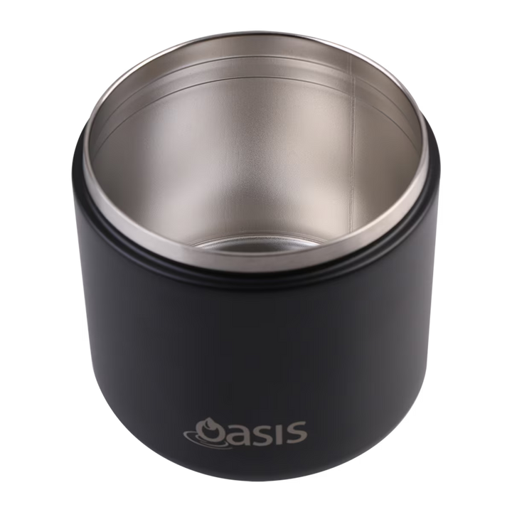 Oasis Insulated Food Flask: Black