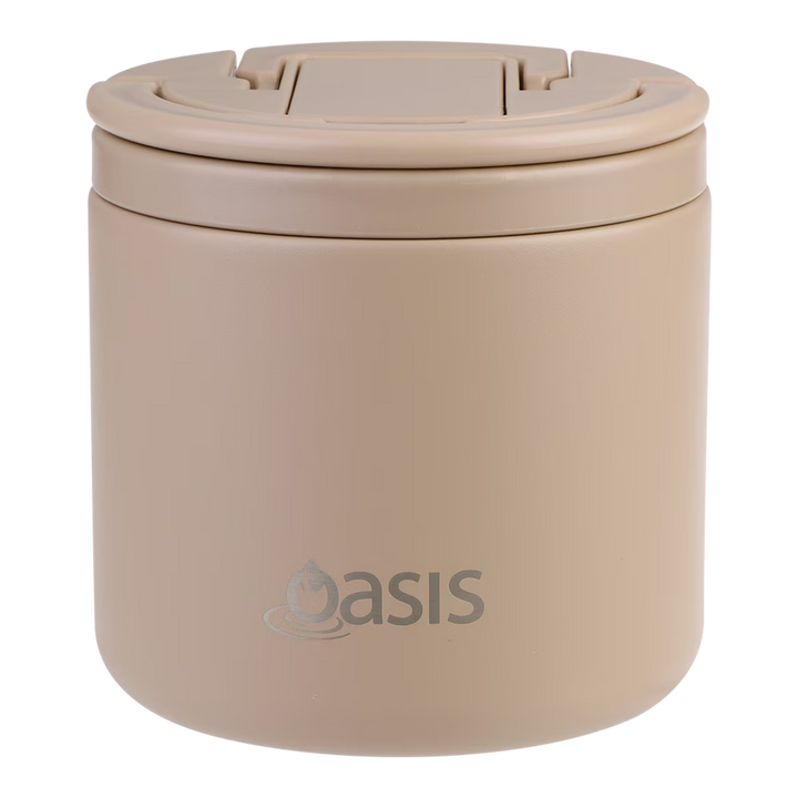 Oasis Insulated Food Flask: Latte