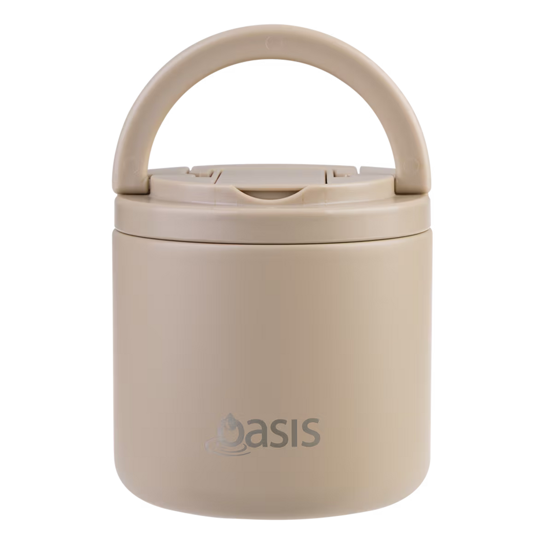 Oasis Insulated Food Flask: Latte
