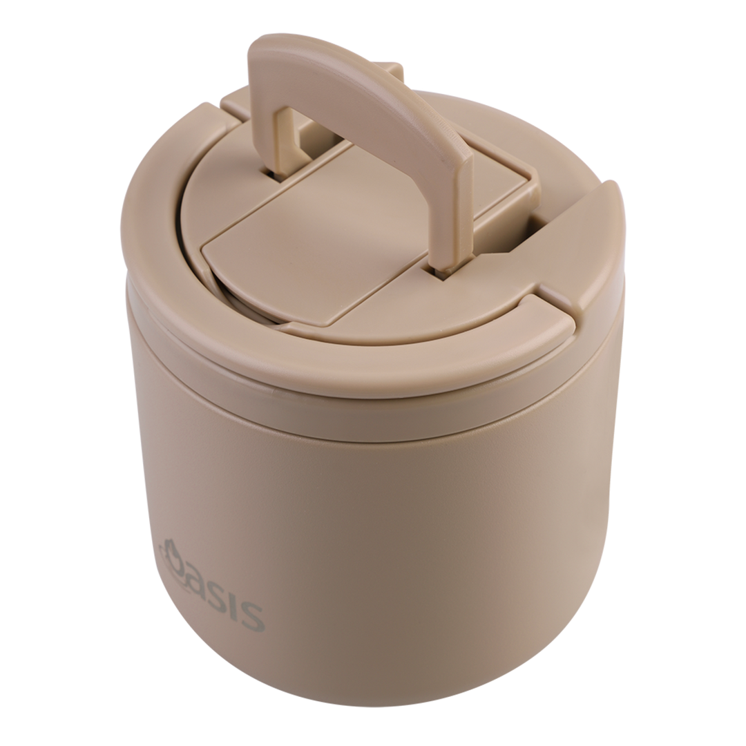 Oasis Insulated Food Flask: Latte
