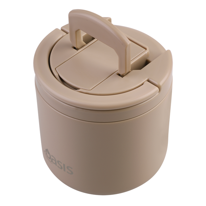 Oasis Insulated Food Flask: Latte