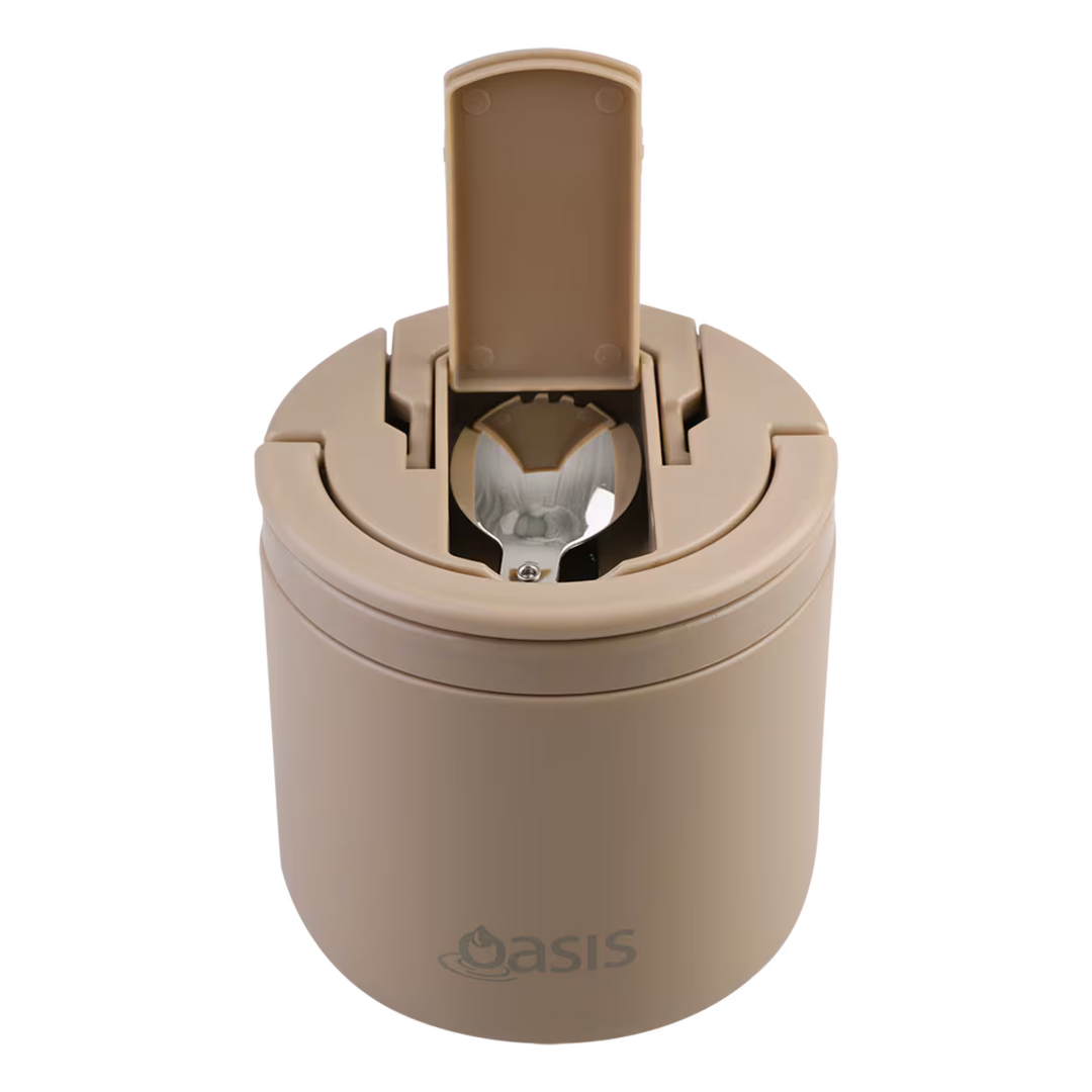 Oasis Insulated Food Flask: Latte