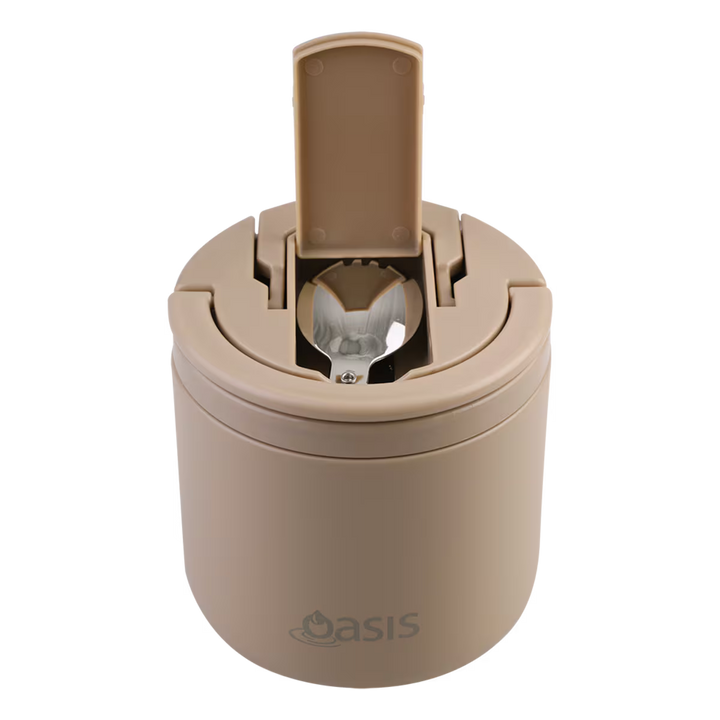 Oasis Insulated Food Flask: Latte