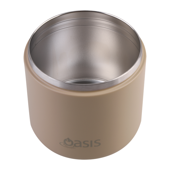Oasis Insulated Food Flask: Latte