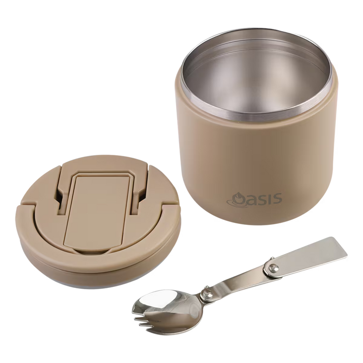 Oasis Insulated Food Flask: Latte