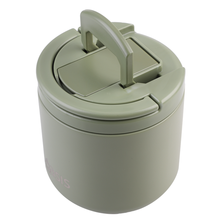 Oasis Insulated Food Flask: Olive Green