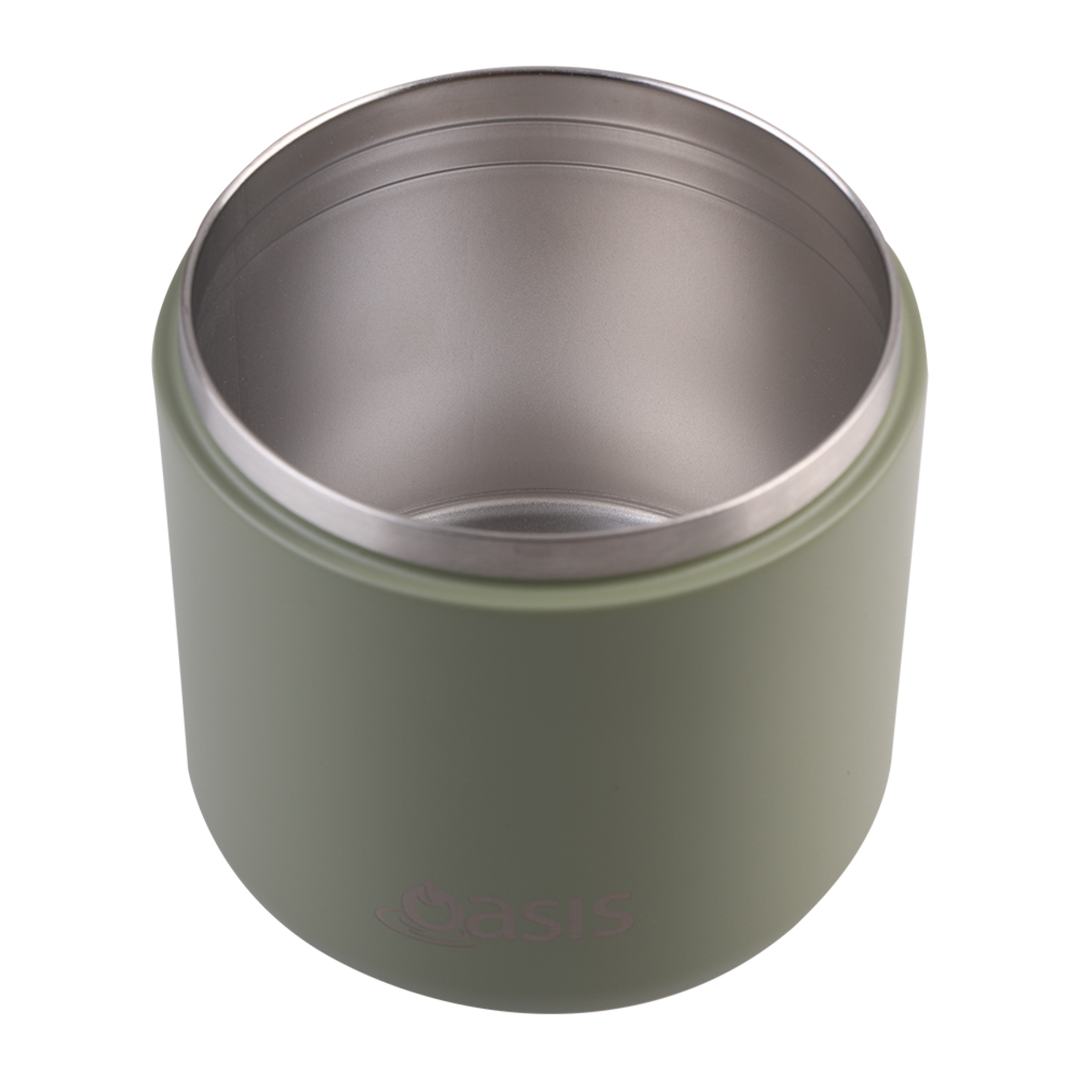 Oasis Insulated Food Flask: Olive Green