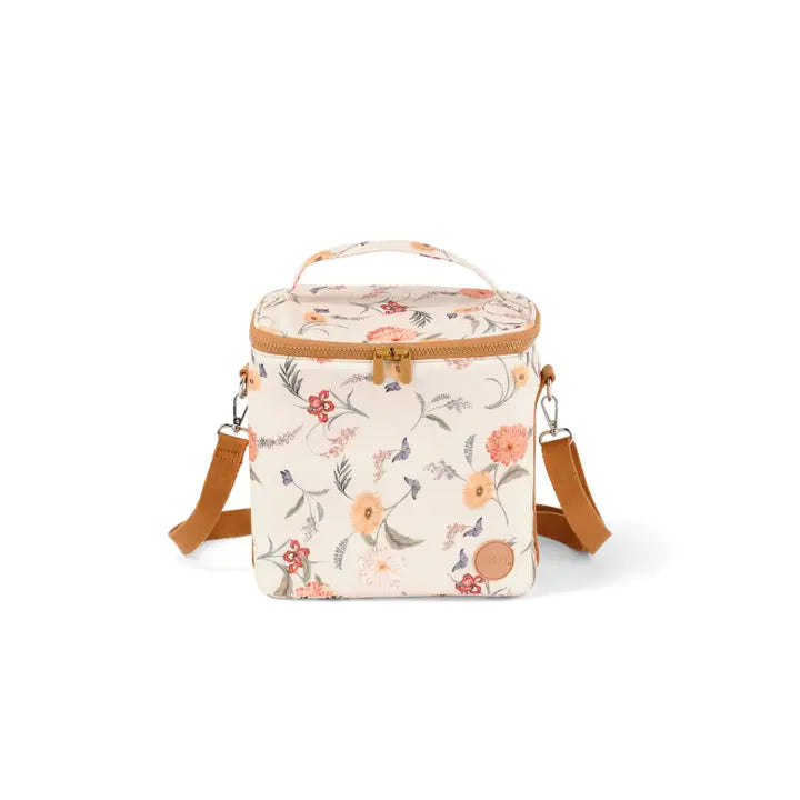 OiOi Midi Insulated Lunch Bag: Wildflower